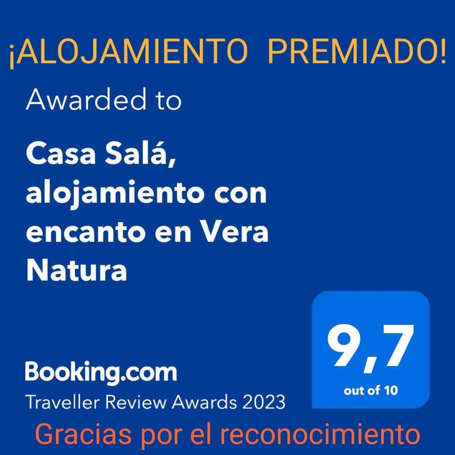 Casa Sala, Alojamiento Con Encanto En Vera Natura Ngoại thất bức ảnh